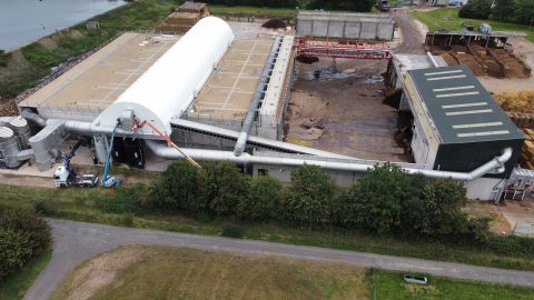 Building Colon Covers Conveyor Cover Building - Commercial composting and mushroom growing ...